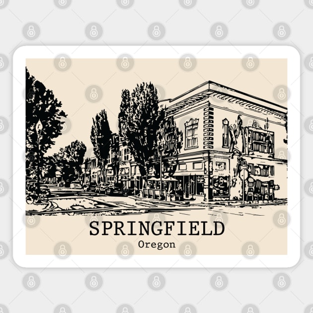 Springfield - Oregon Magnet by Lakeric